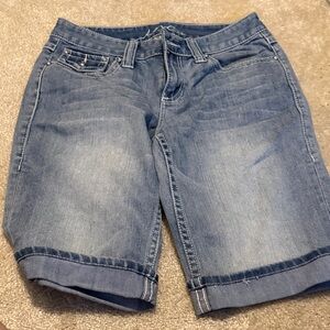 INC International Concepts Blue Jean Shorts